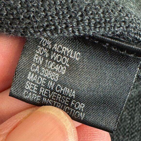 Tahari Grey Green Striped Wool Blend Tank Top 8P - Picture 7 of 7